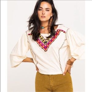 Free People Hand Me Down Crop Top